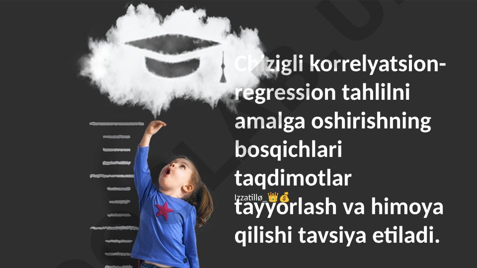 Chizigli korrelyatsion-regression tahlilni amalga oshirish bosqichlari