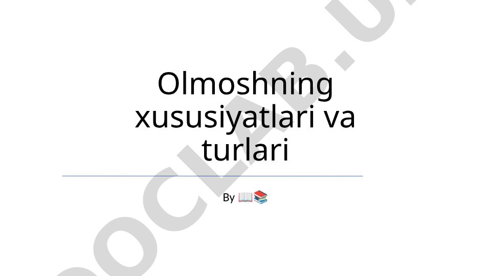 Elm dasturlash tili va olmosh daraxtlarining xususiyatlari