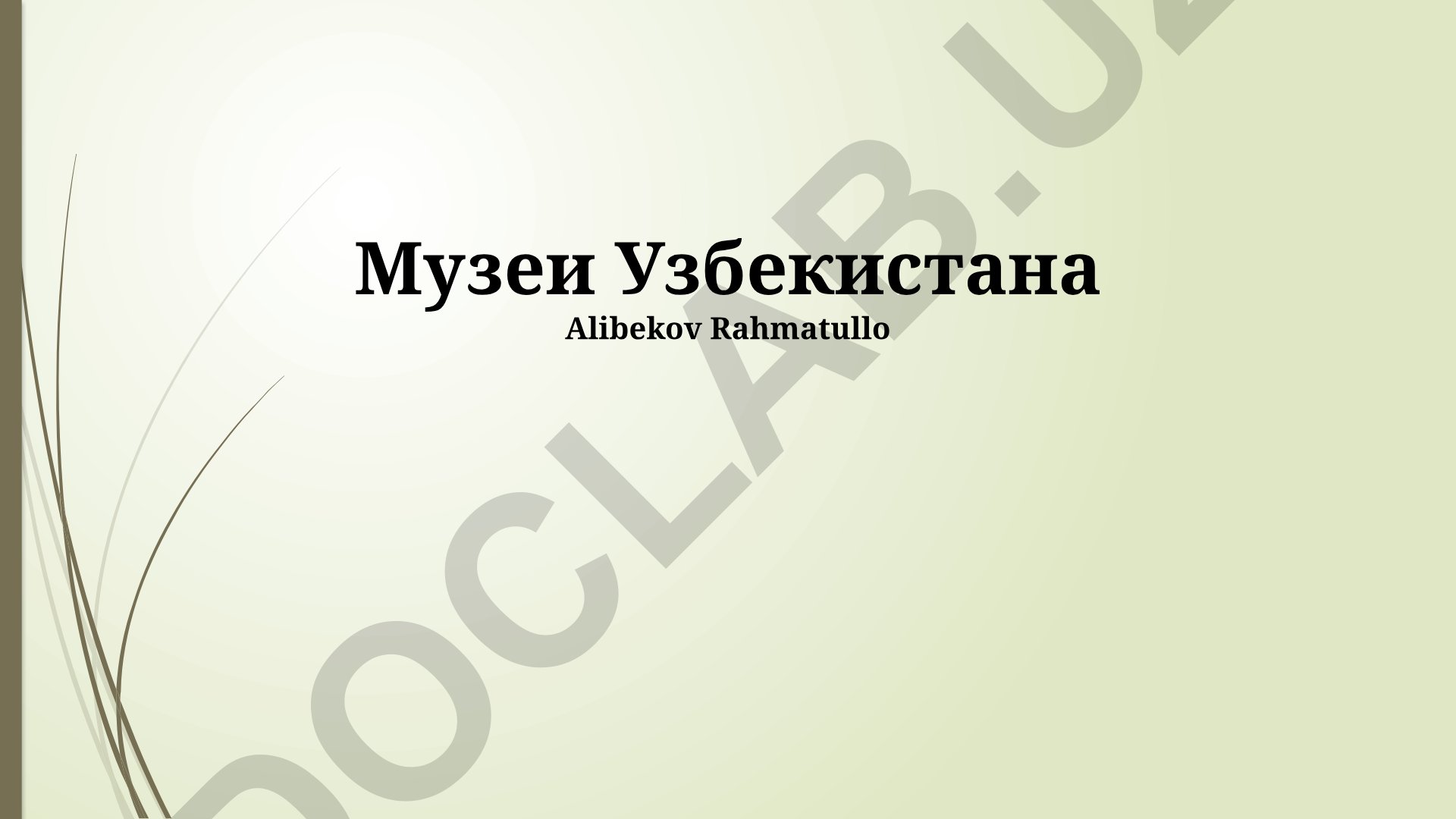 Музеи Узбекистана: история, современное развитие и коллекции