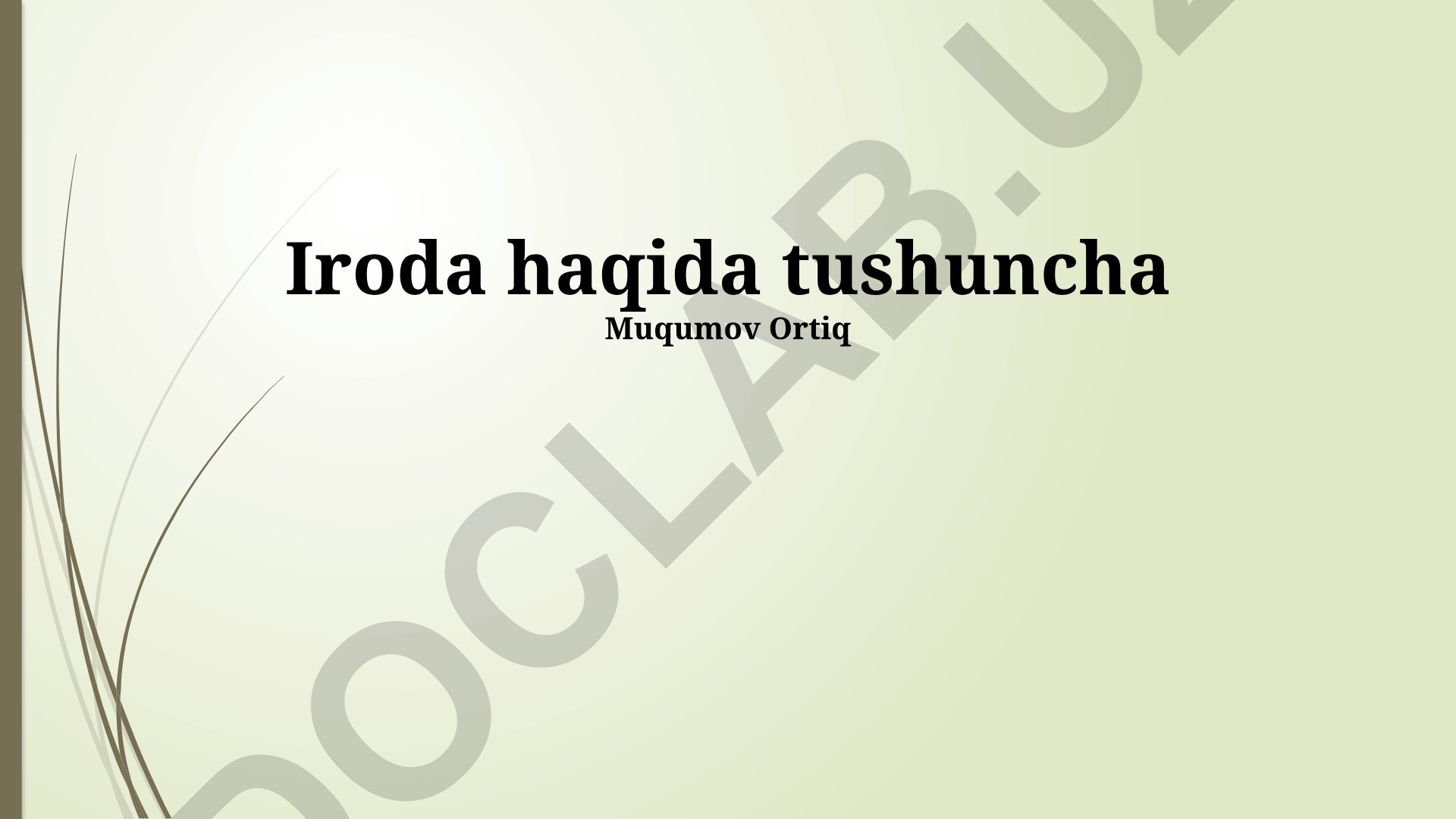 Ofis tushunchasi, texnologiyalari va kelajagi