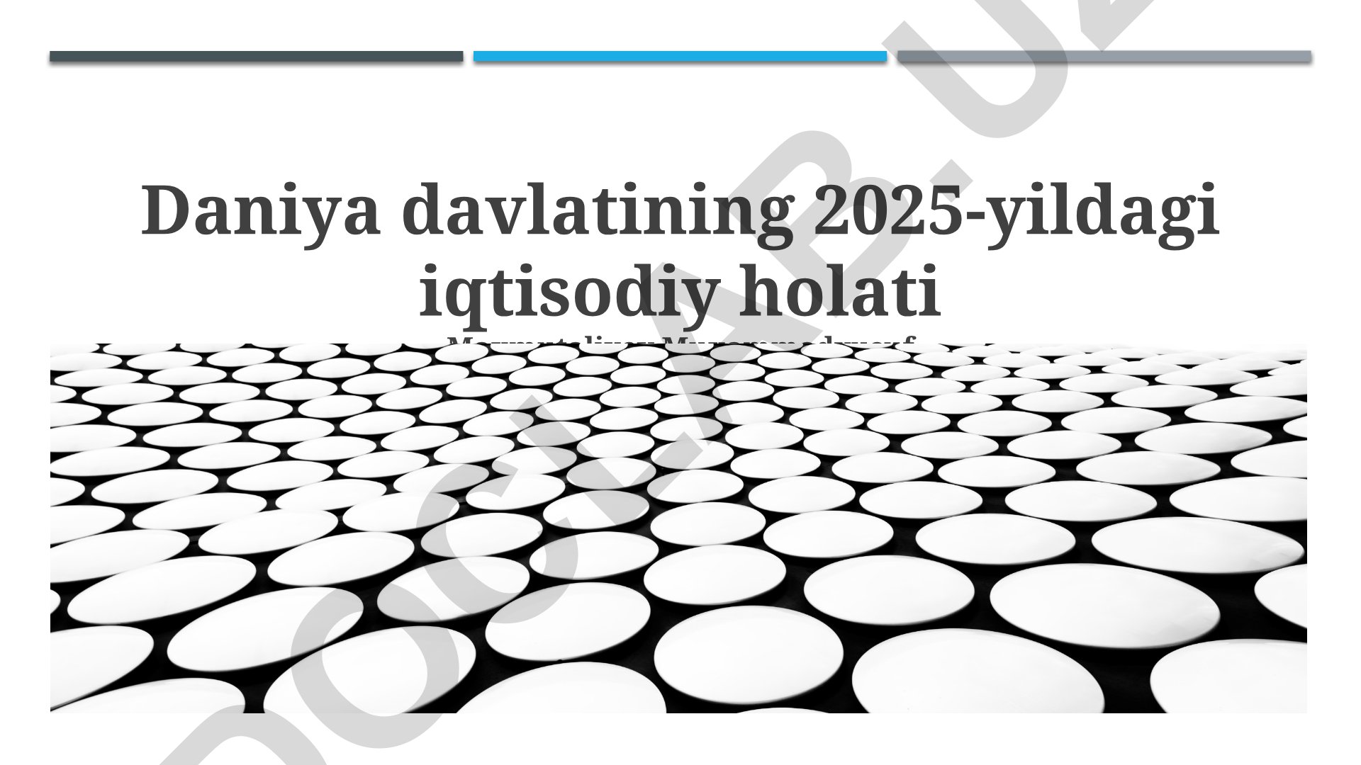 Daniya davlatining 2025-yildagi iqtisodiy holati