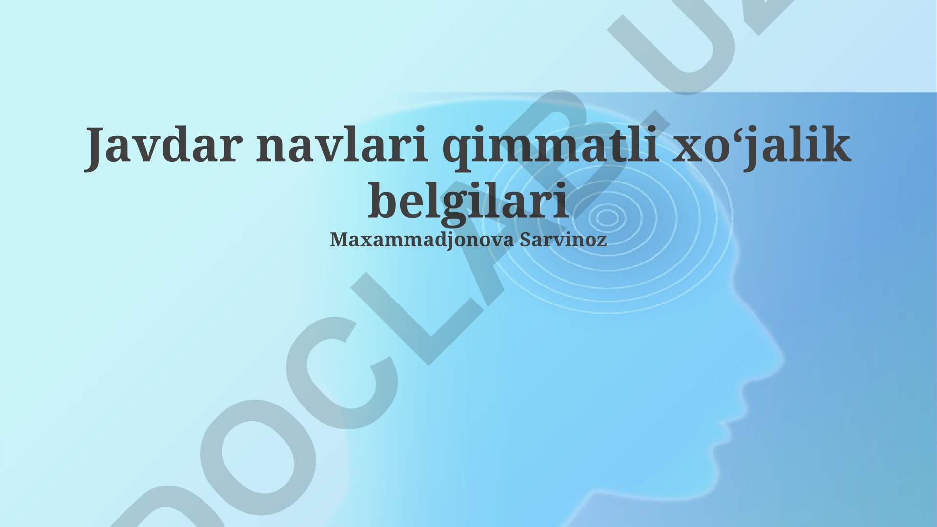 Bahor arpa navlarining iqtisodiy ahamiyati va narx dinamikasi