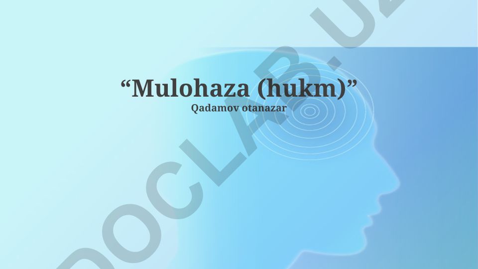 Hukmning tarkibi, amalga oshirilishi va chiqarish jarayoni