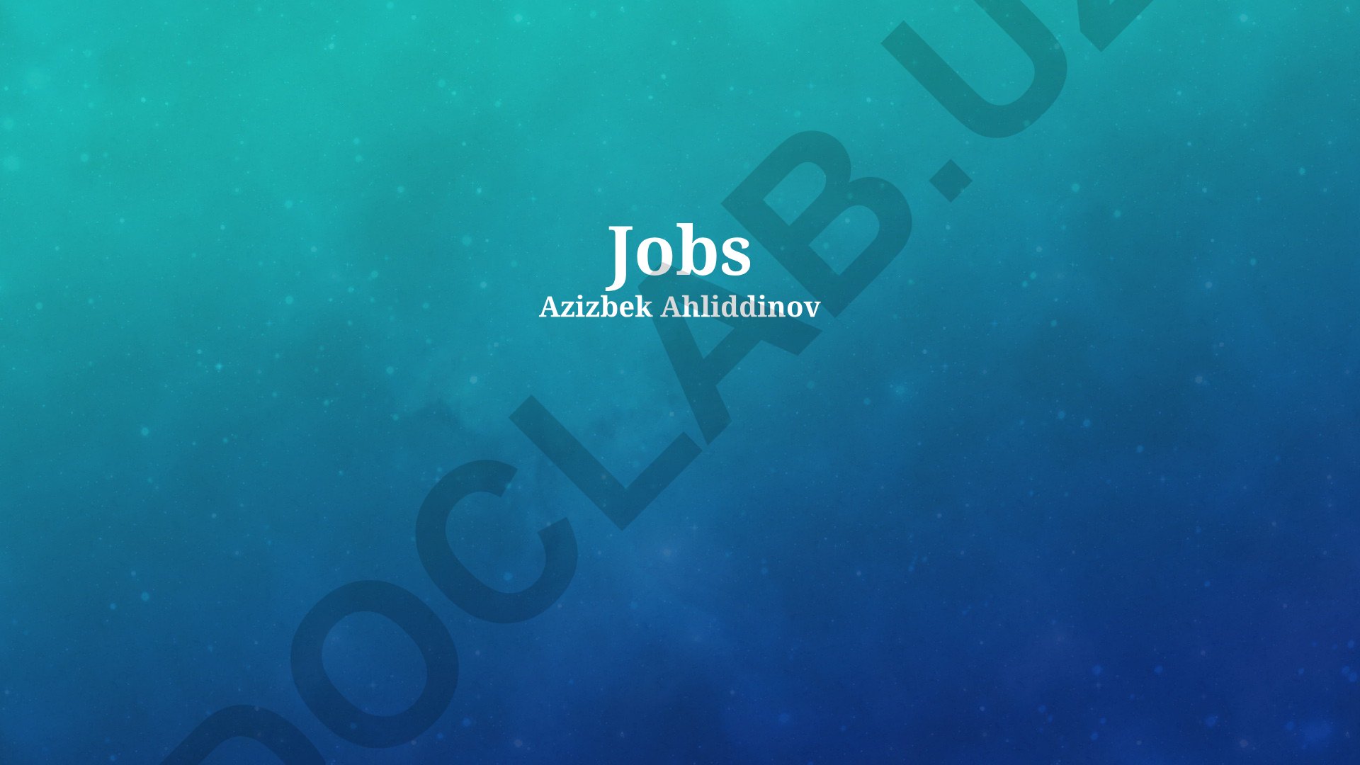 The Changing Landscape of Jobs and Career Development