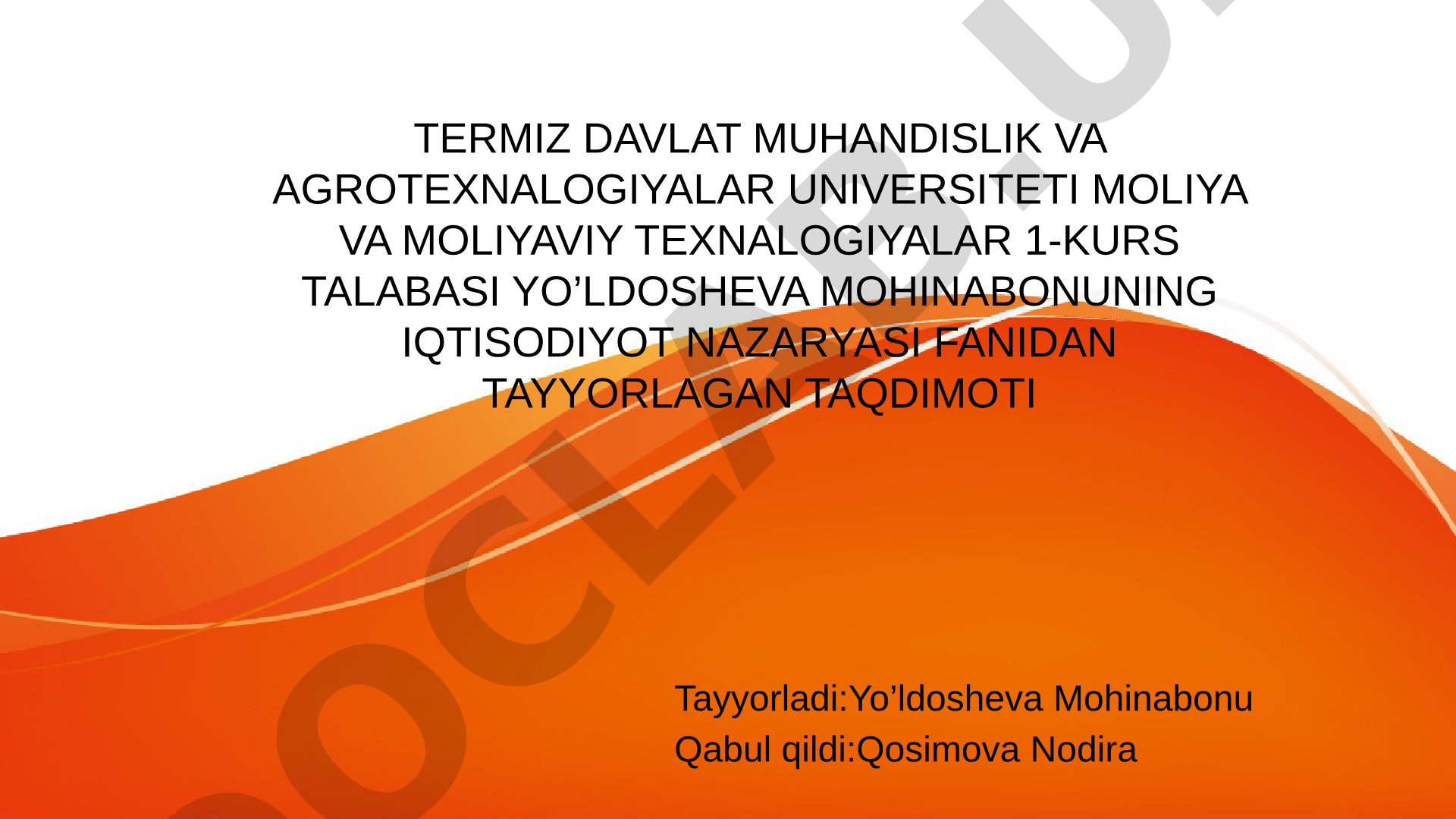 Monetar siyosat va foiz stavkasi