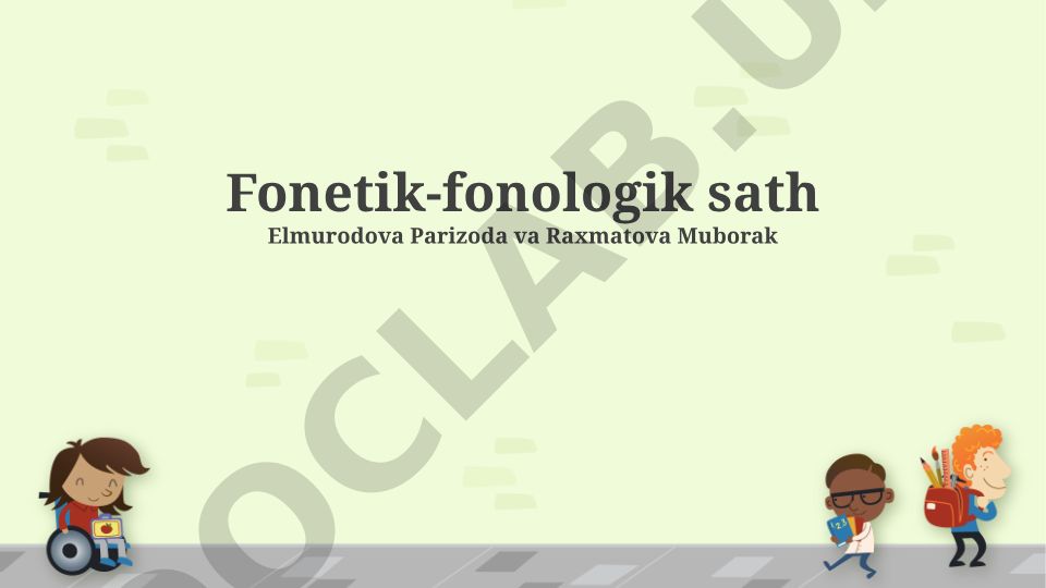 Fonetik-fonologik sath va til tuzilishi