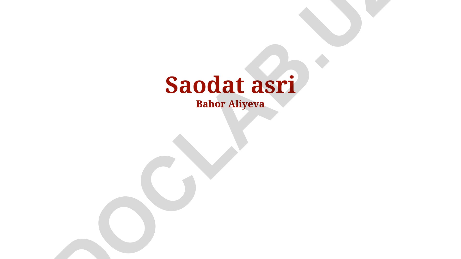 Baxt va Sog'liq: Baxtga Erishish Yo'llari va Zamonaviy Ta'rifi