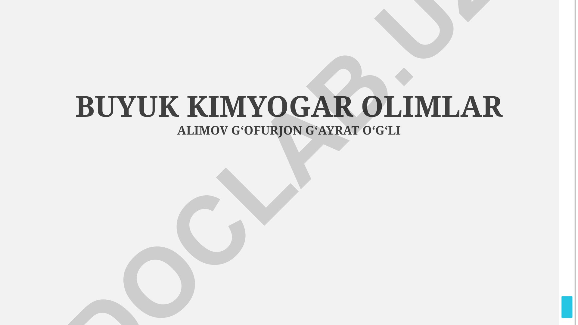 Buyuk alkimyogar olimlar va alkimyoning tarixiy taraqqiyoti