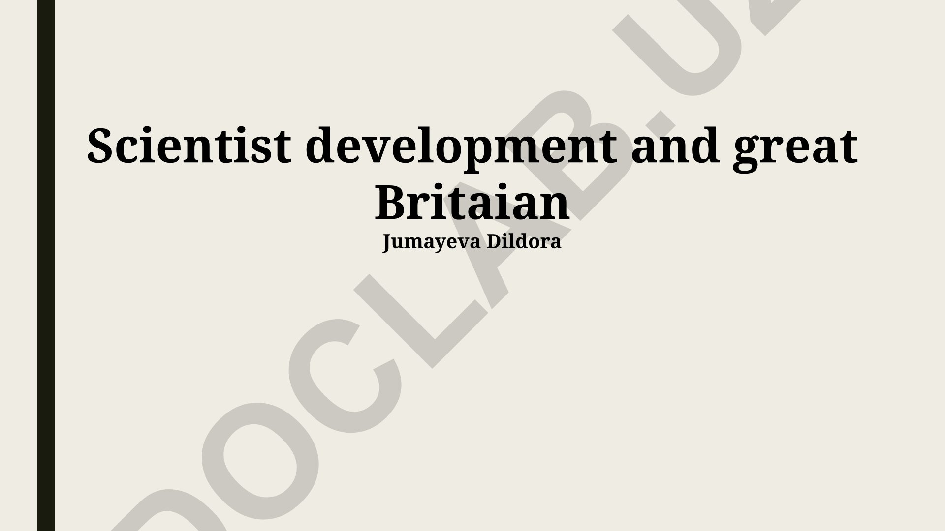 British scientific contributions and the role of the Royal Society