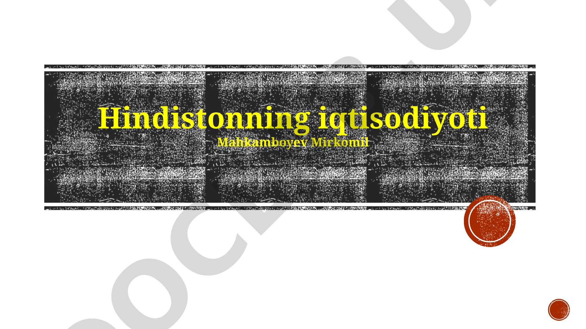 Hindistonning iqtisodiyoti