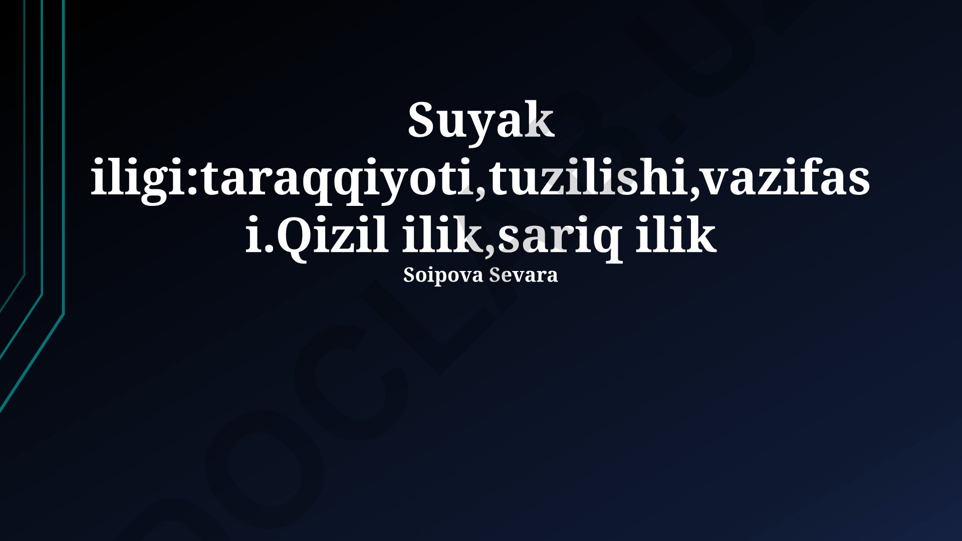 Suyak iligi taraqqiyoti, tuzilishi va vazifalari
