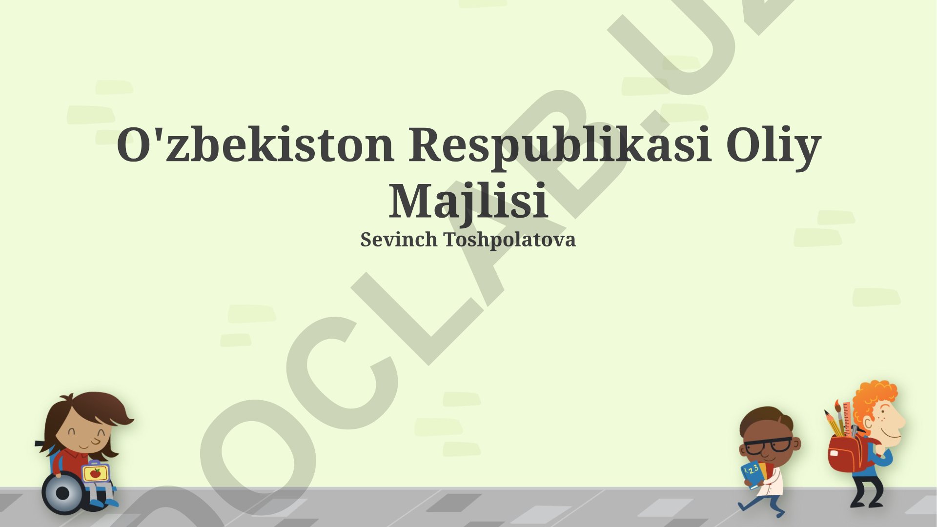 O'zbekiston Respublikasi Oliy Majlisi tuzilishi va vazifalari