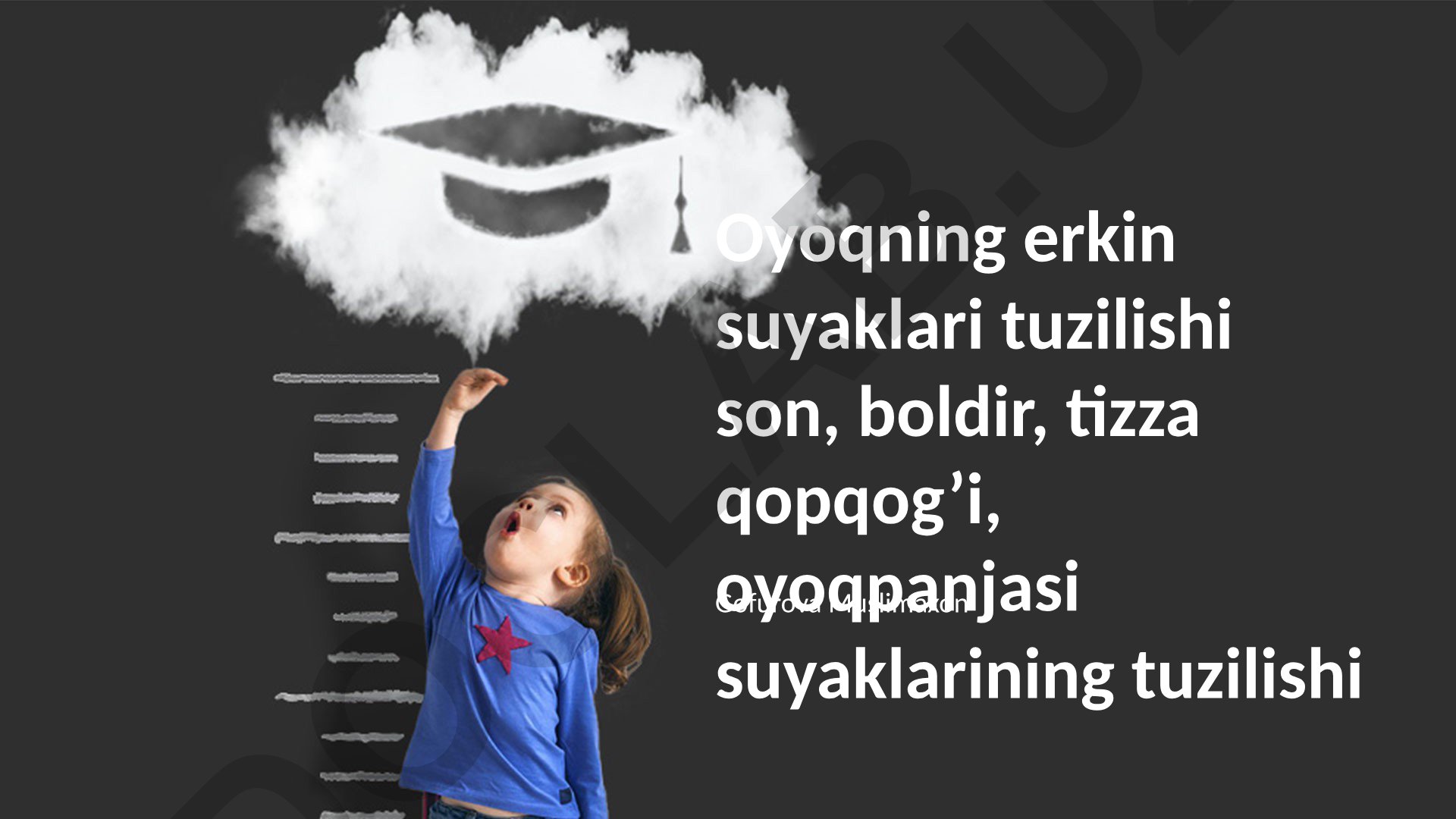 Oyoqning erkin suyaklari tuzilishi