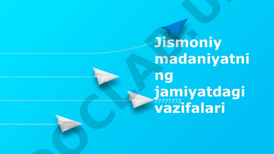 Jismoniy madaniyatning jamiyatdagi vazifalari