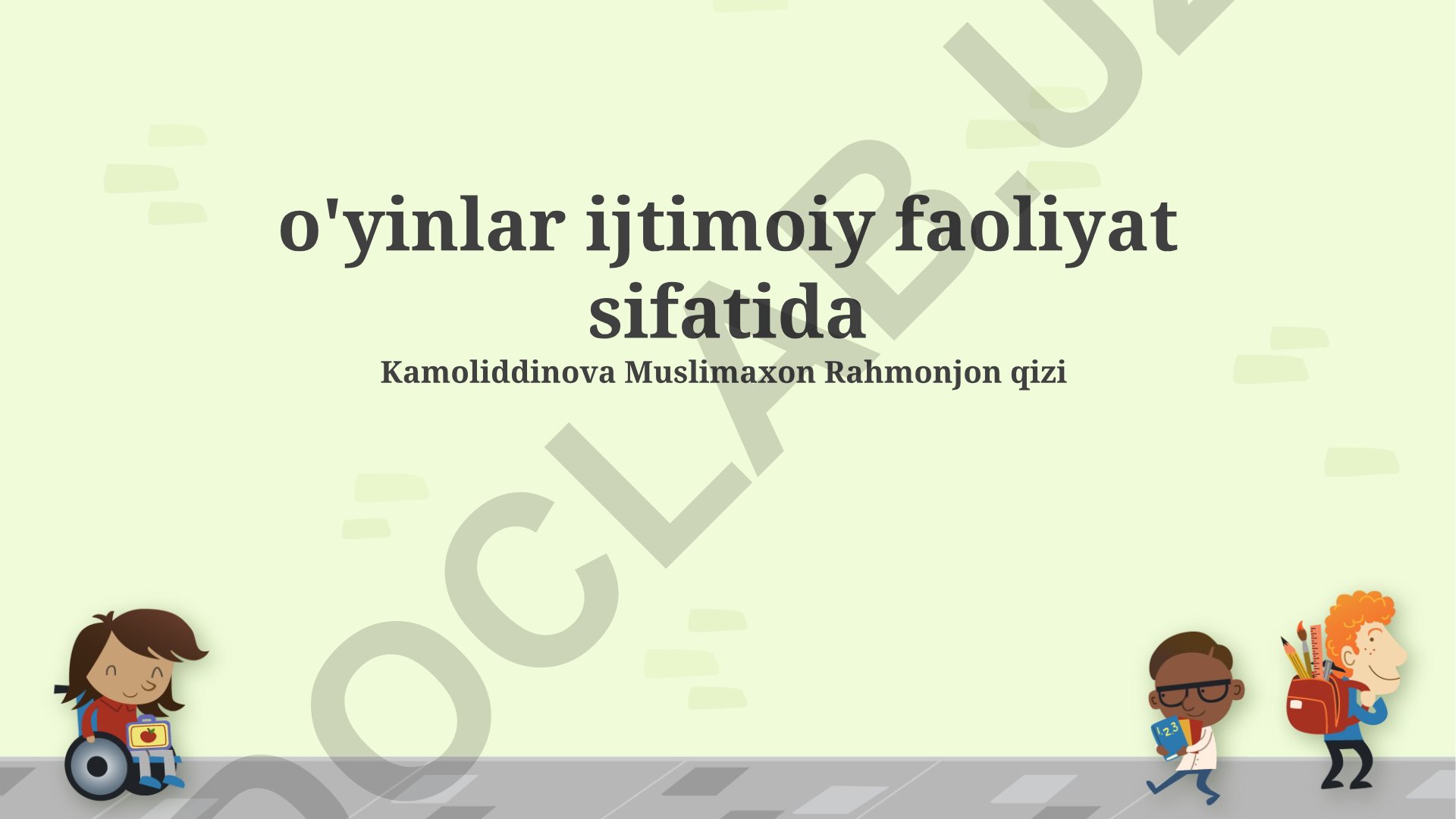 O'yinlar ijtimoiy faoliyat sifatida