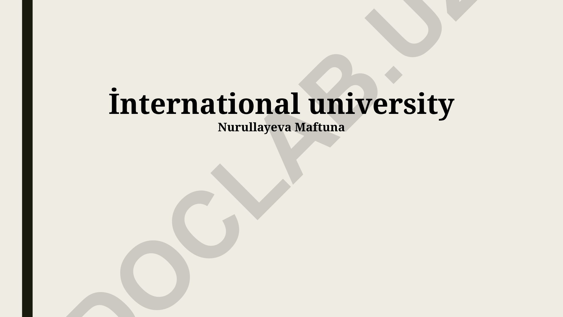 International University: Global Reach, Academic Excellence and Future Challenges