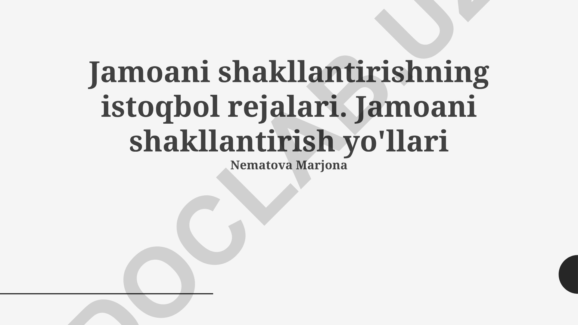 Jamoani shakllantirishning istoqbol rejalari va samarali jamoa barpo etish