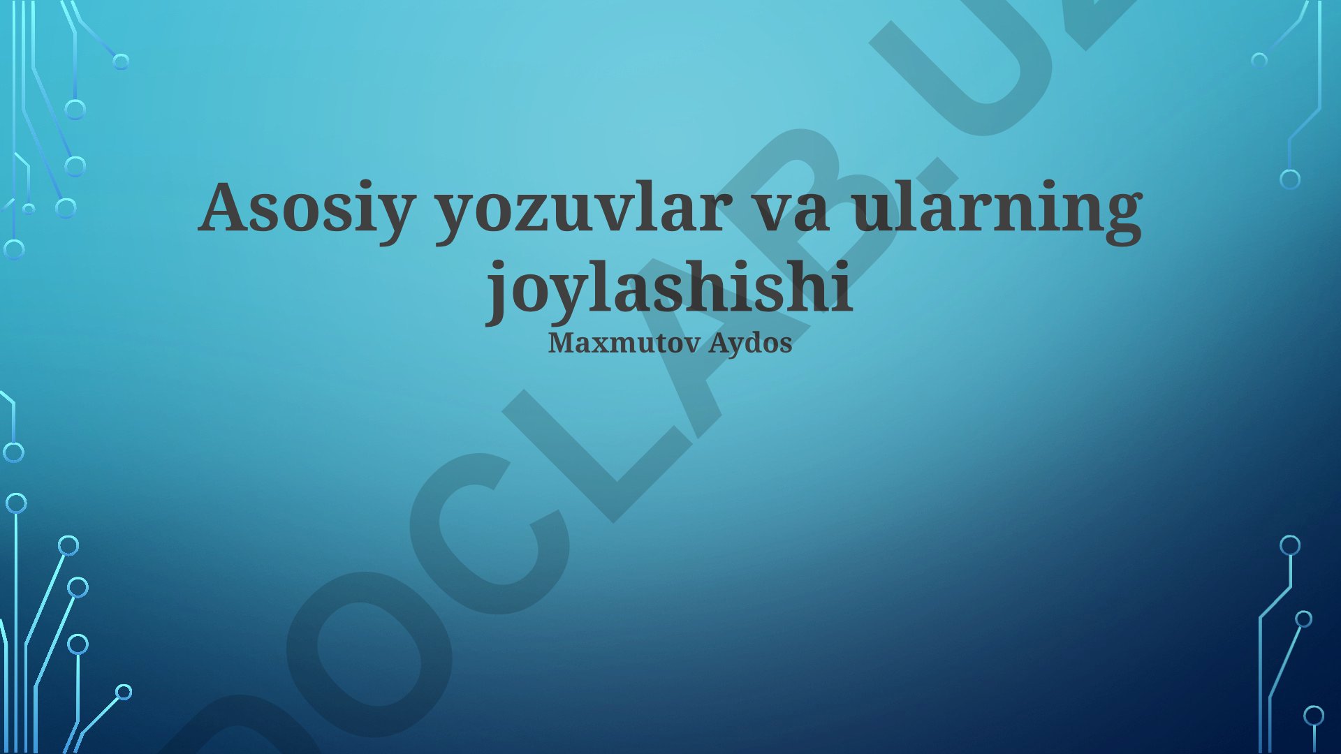 Geografik va ma'lumotlar bazasida joylashuv turlari