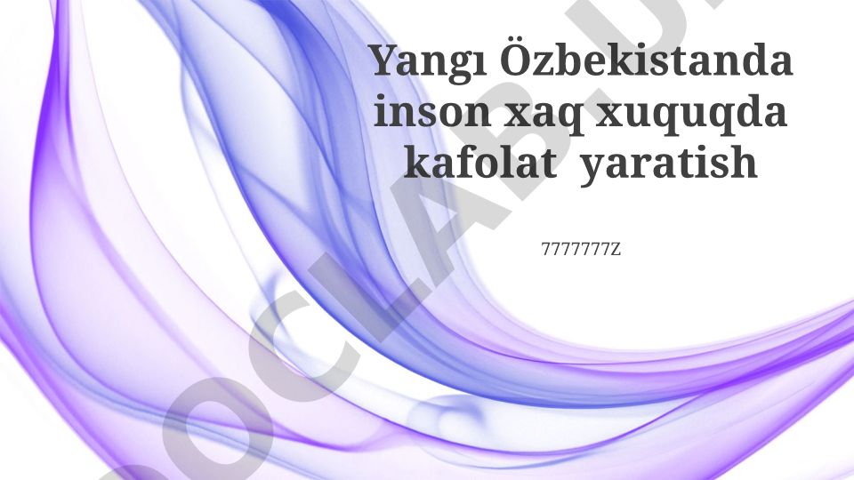 O'zbekistonda inson huquqlari va ozchilik huquqlari