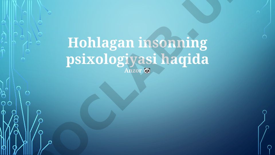 Yolg'izlik psixologiyasi va ijtimoiy aloqalar