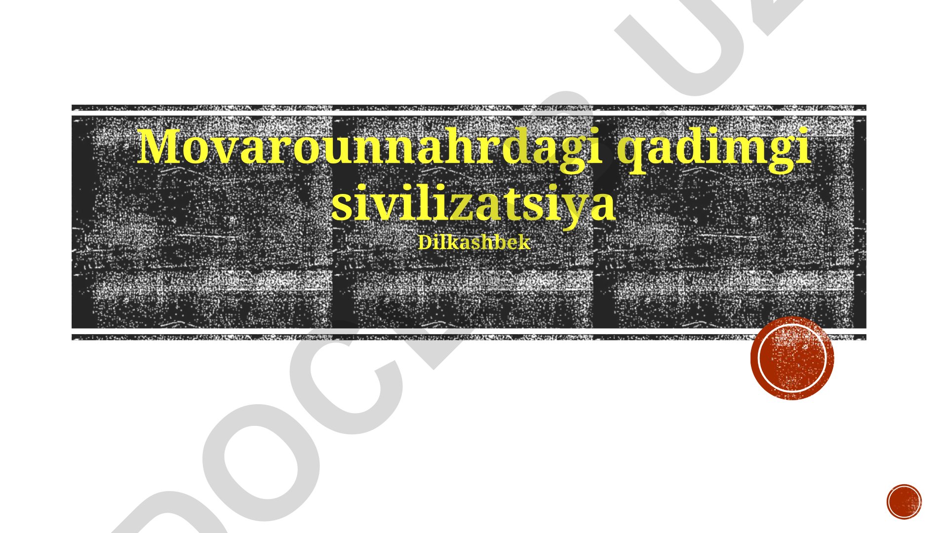 Movarounnahrdagi qadimgi sivilizatsiya