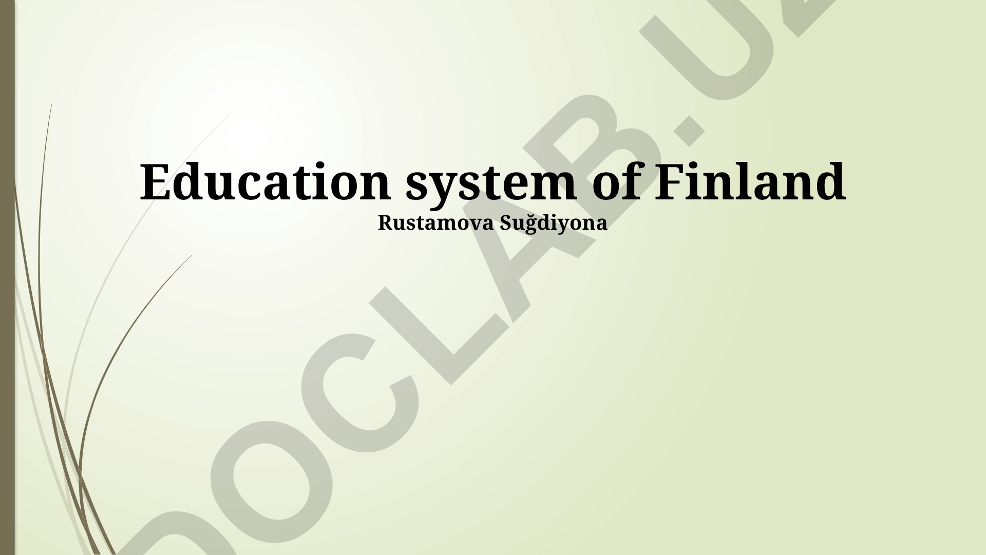 Finlandiya ta'lim tizimi