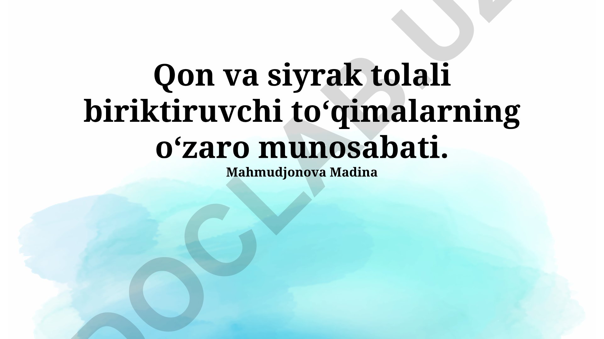Zich va bo'sh biriktiruvchi to'qimalarning o'zaro munosabati