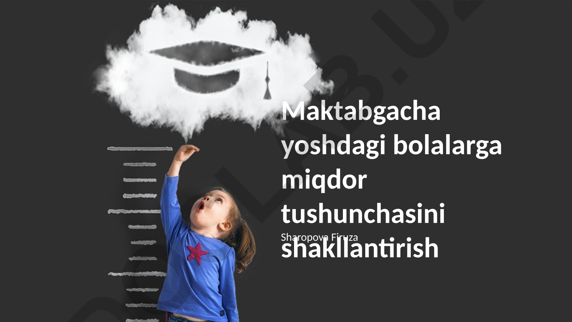 Maktabgacha yoshdagi bolalarga miqdor tushunchasini shakllantirish