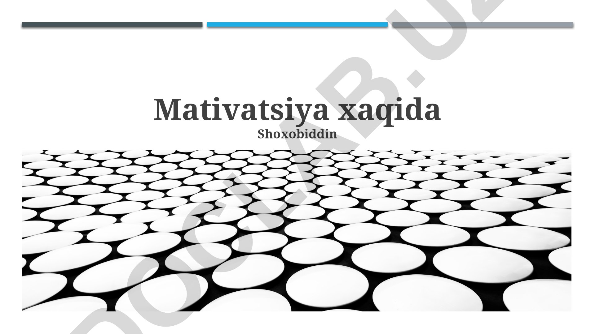 Motivatsiyaning turlari, nazariyalari va oshirish usullari