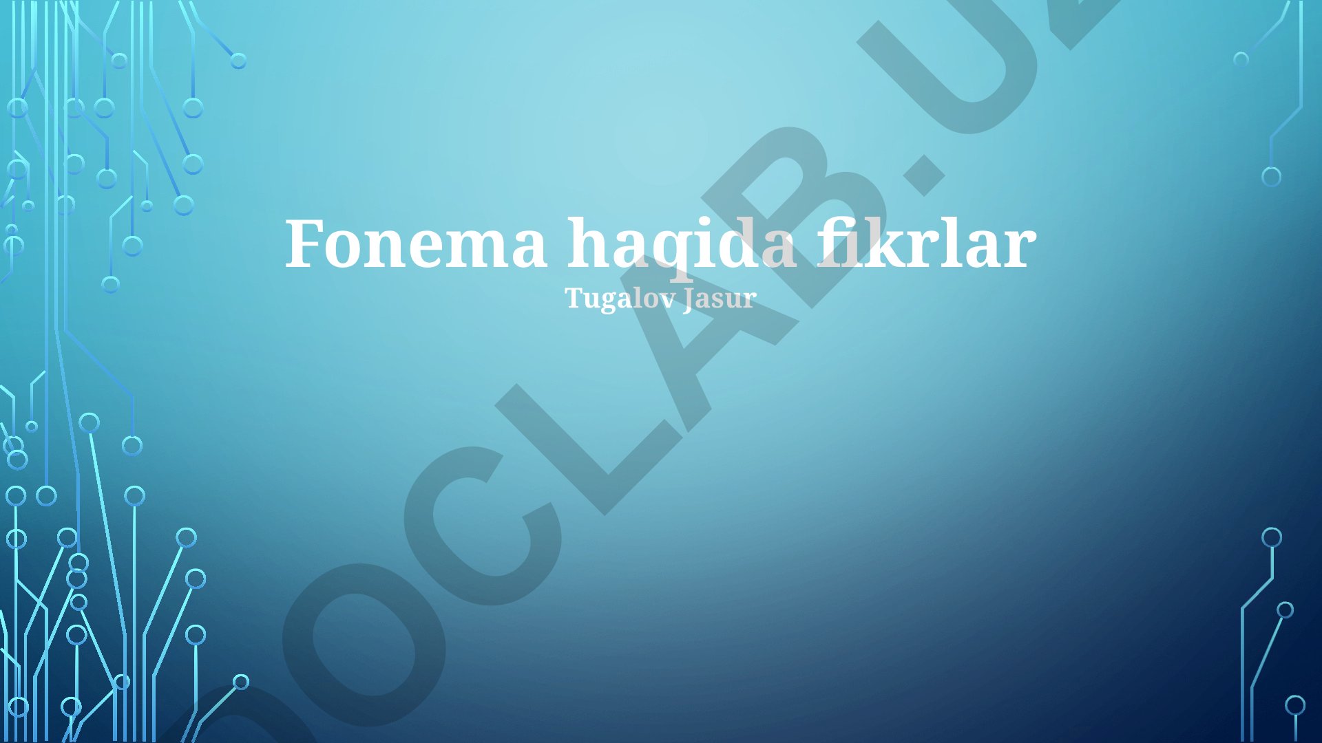 Fonema nazariyasi va fonologik maktablar