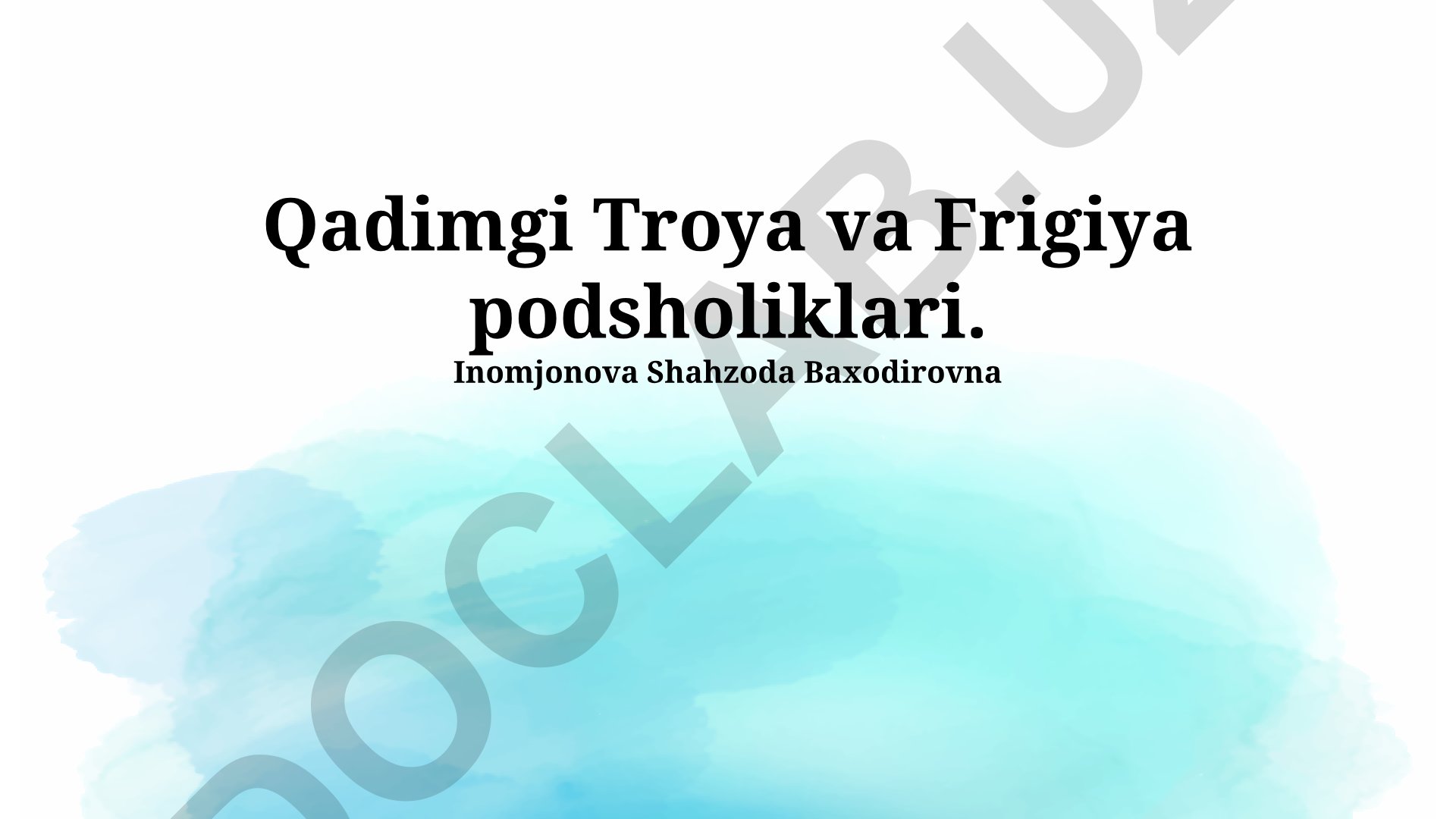Qadimgi Troya va Frigiya podsholiklari: Aloqalar va ta'sirlar