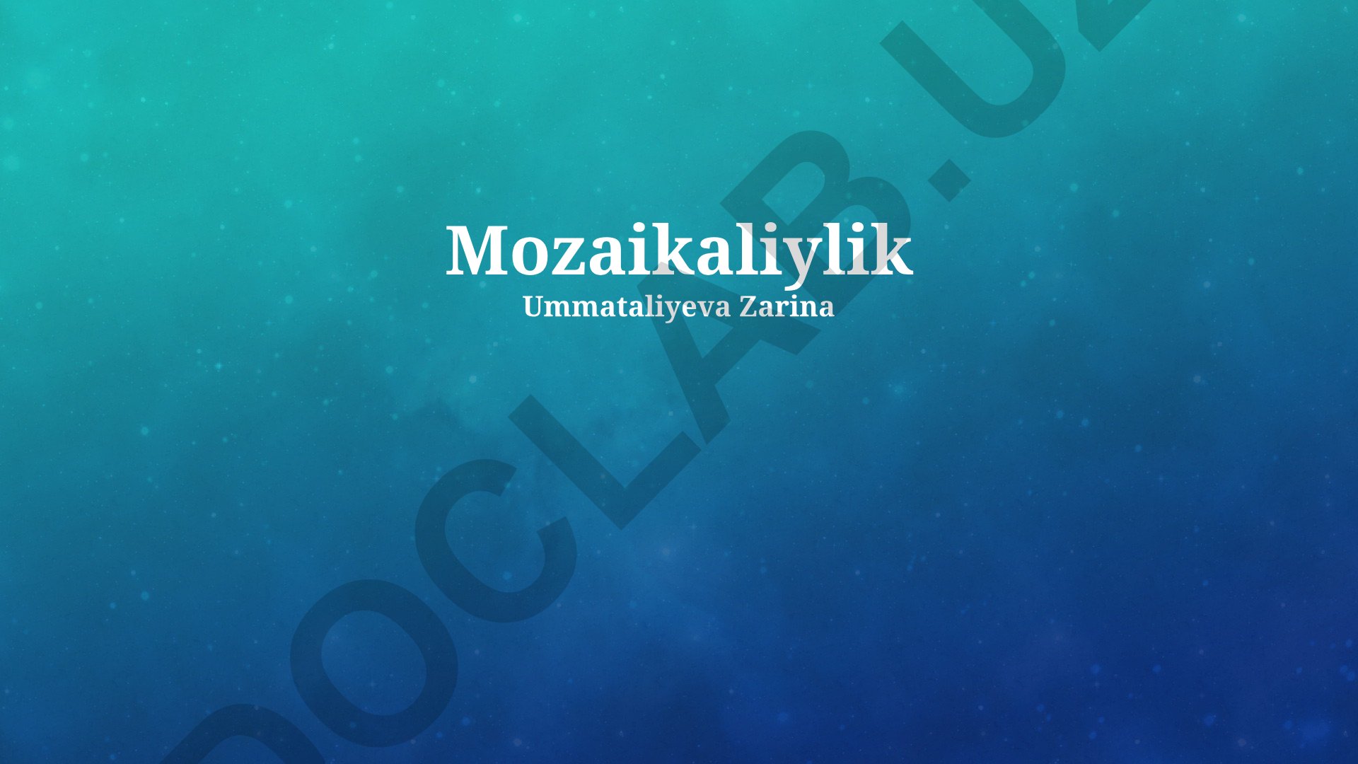 Mozaika san'ati: turlari, tarkibi va zamonaviy rivojlanishi
