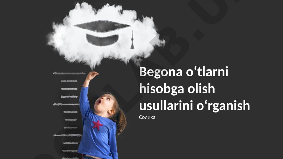 Begona o'tlarni hisobga olish usullarini o'rganish