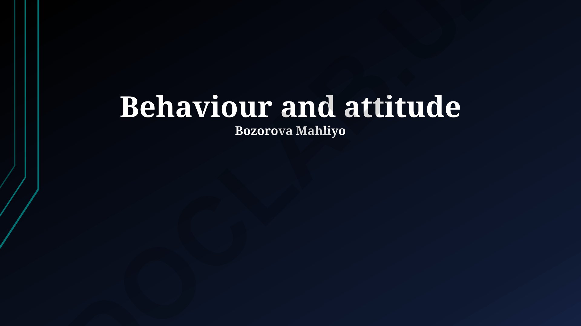Behavior and Attitude: Modifying Attitudes and Behaviors