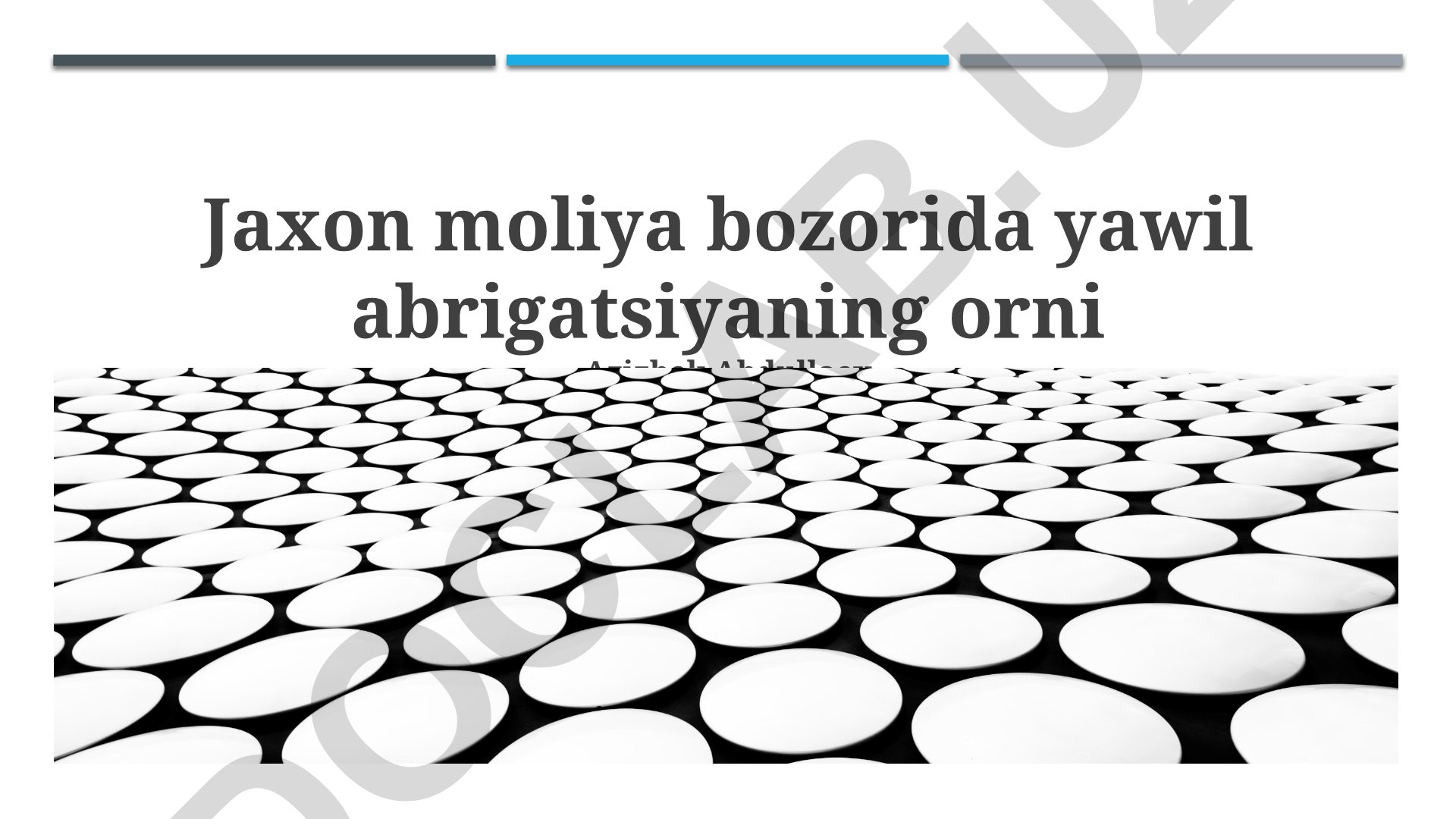 Jaxon kompaniyasining jahon moliya bozoridagi o'rni va raqobatbardoshligi