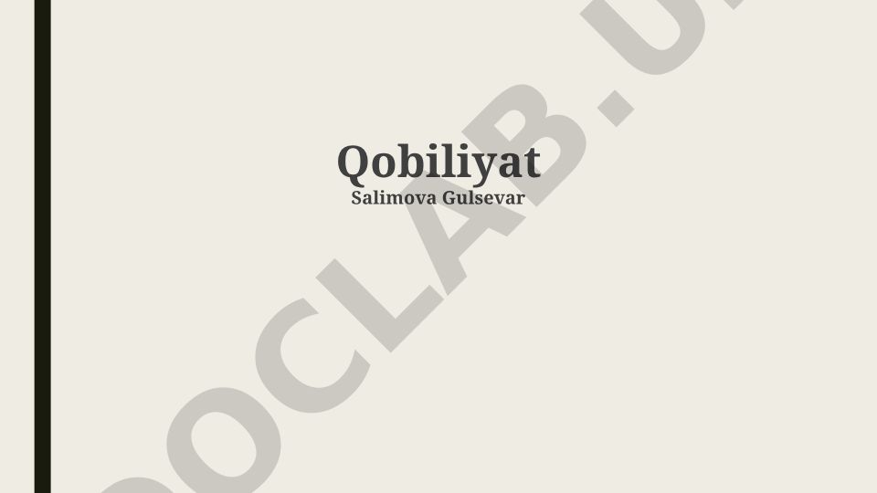 Qobiliyat: Ta'riflar, Turlari va O'lchash