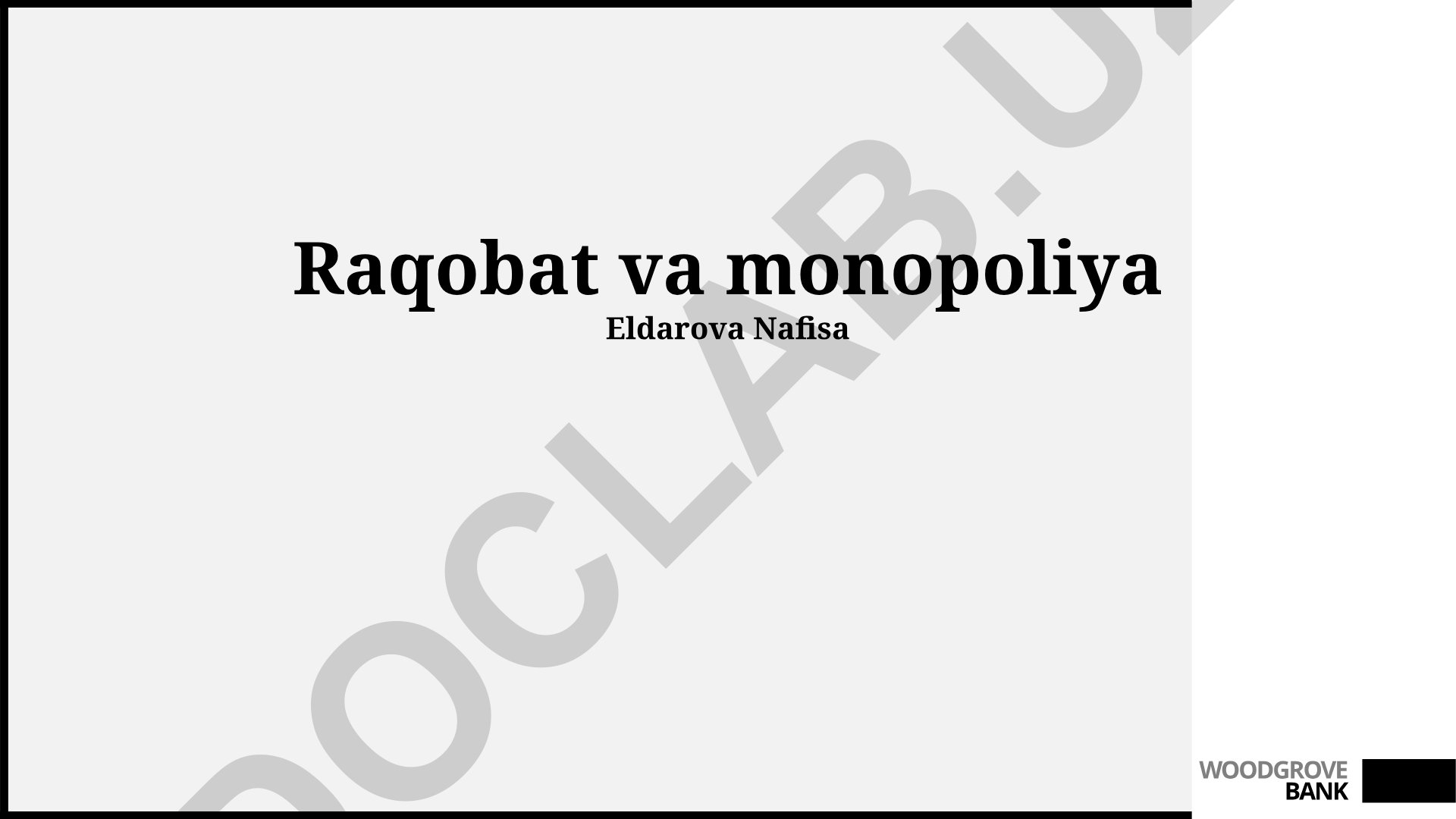 Raqobat va monopoliya turlari, kelib chiqishi va iqtisodiy oqibatlari