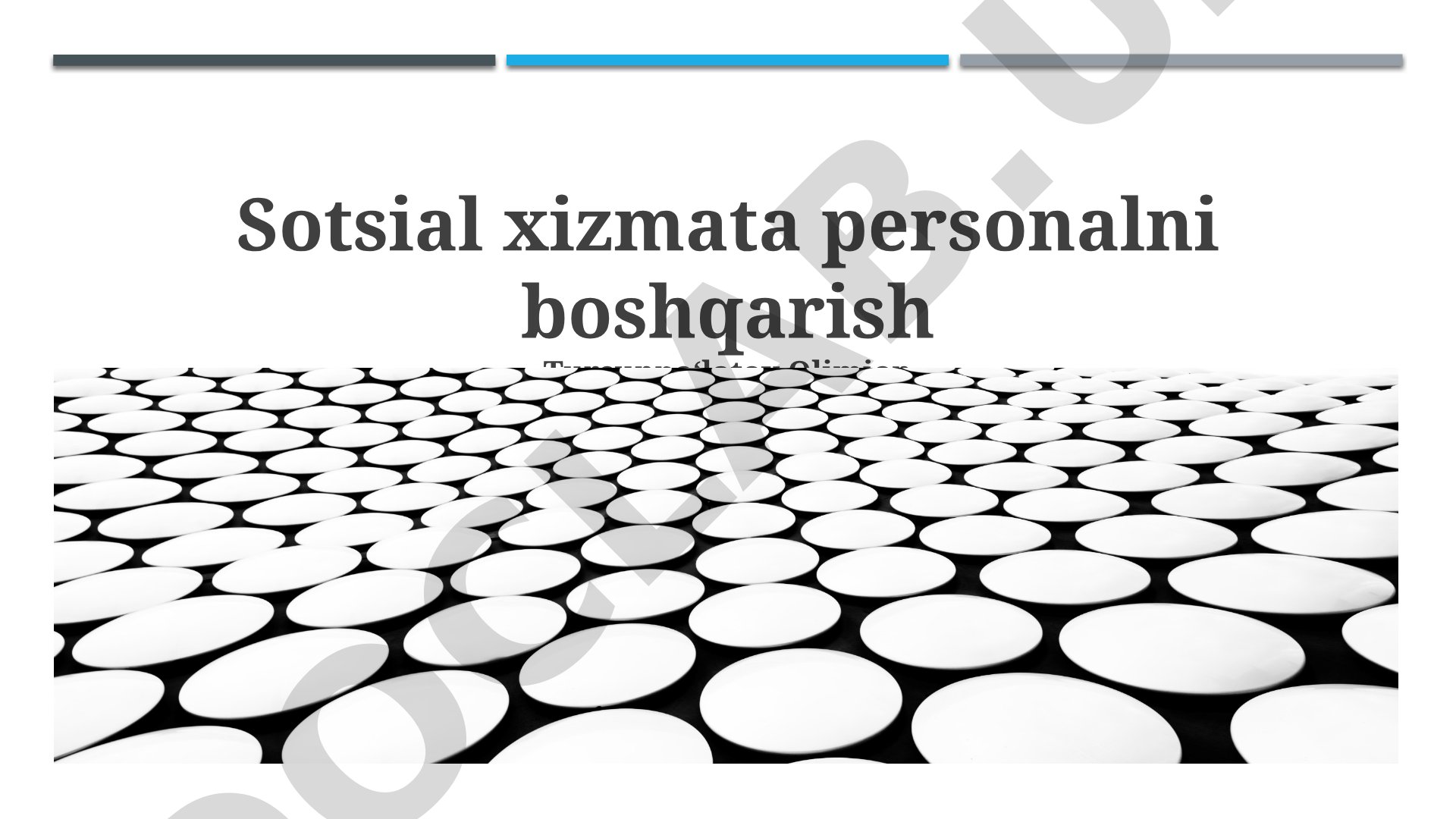 Sotsial xizmata personalni boshqarish