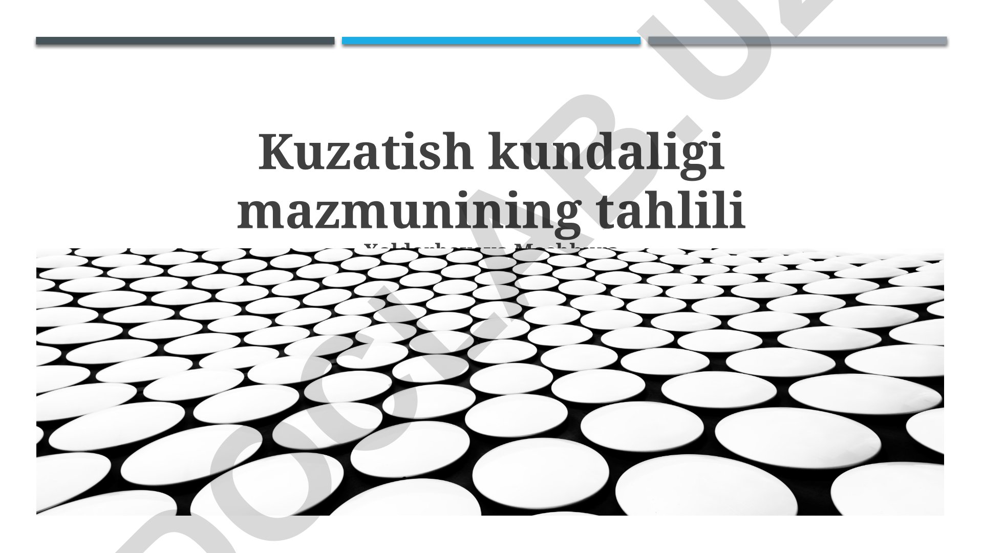 Kuzatish kundaligi mazmunining tahlili