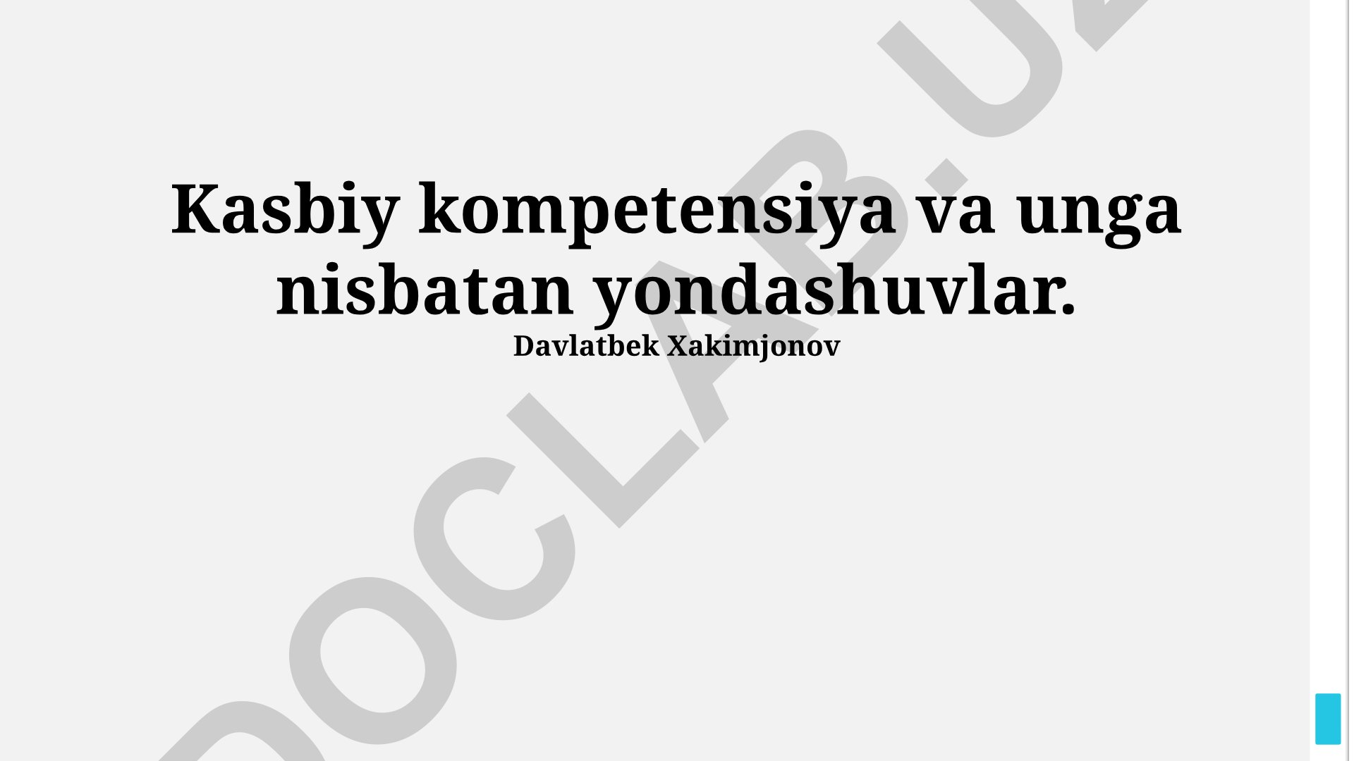 Kasbiy kompetensiya va unga nisbatan yondashuvlar