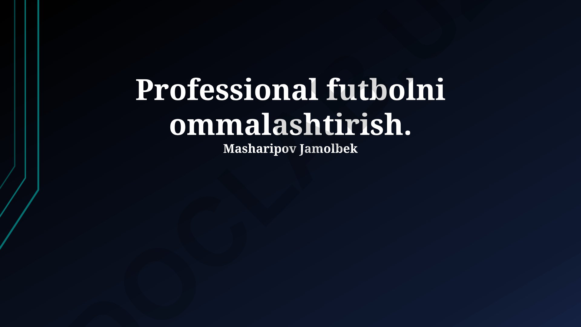 Professional futbolni ommalashtirish va marketing strategiyalari