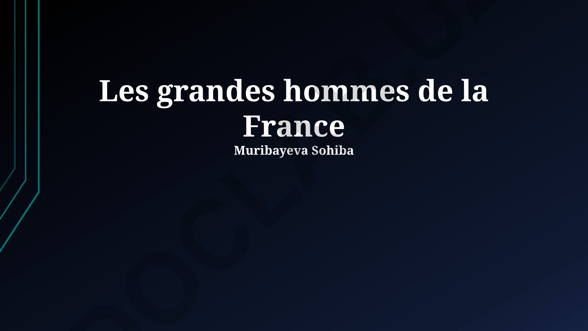 Fransiyaning buyuk shaxslari