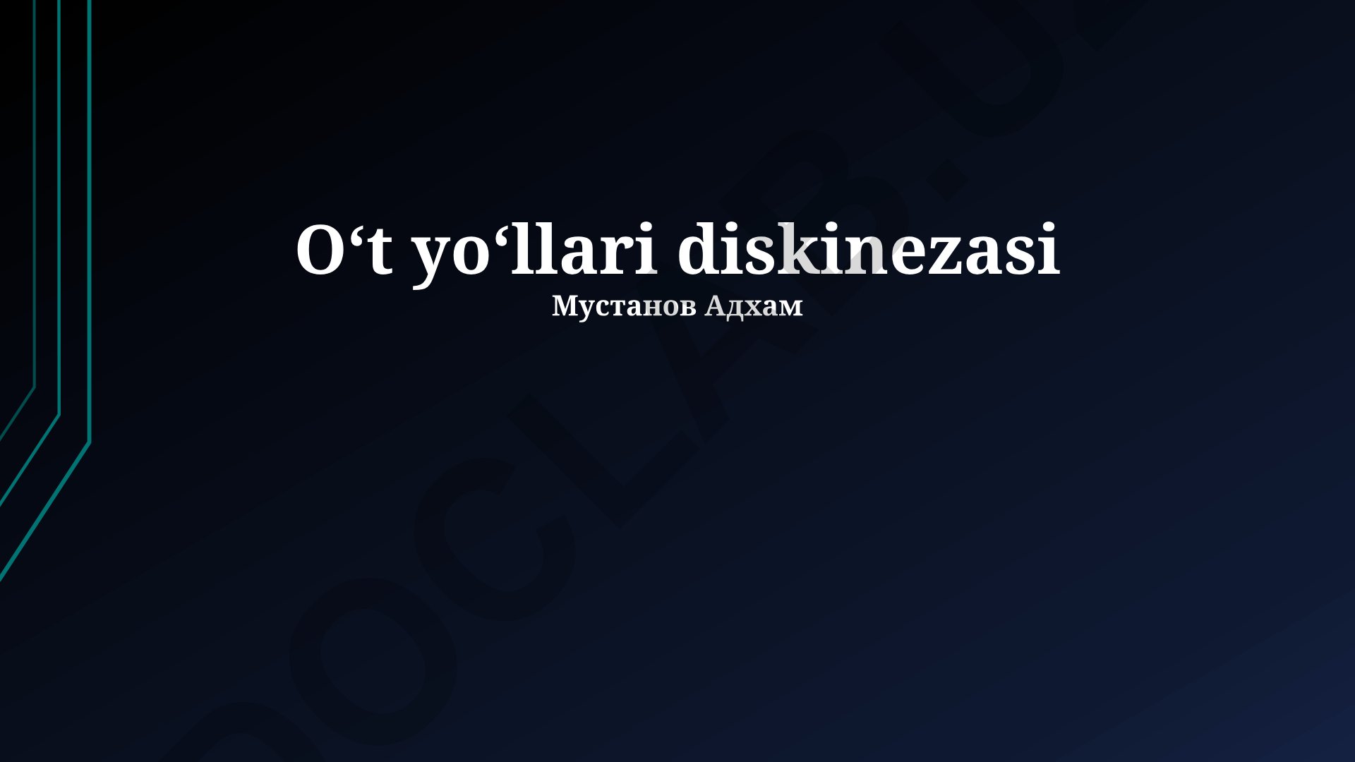O't yo'llari diskineziyasi: ta'rifi, sabablari, belgilari va davolash usullari