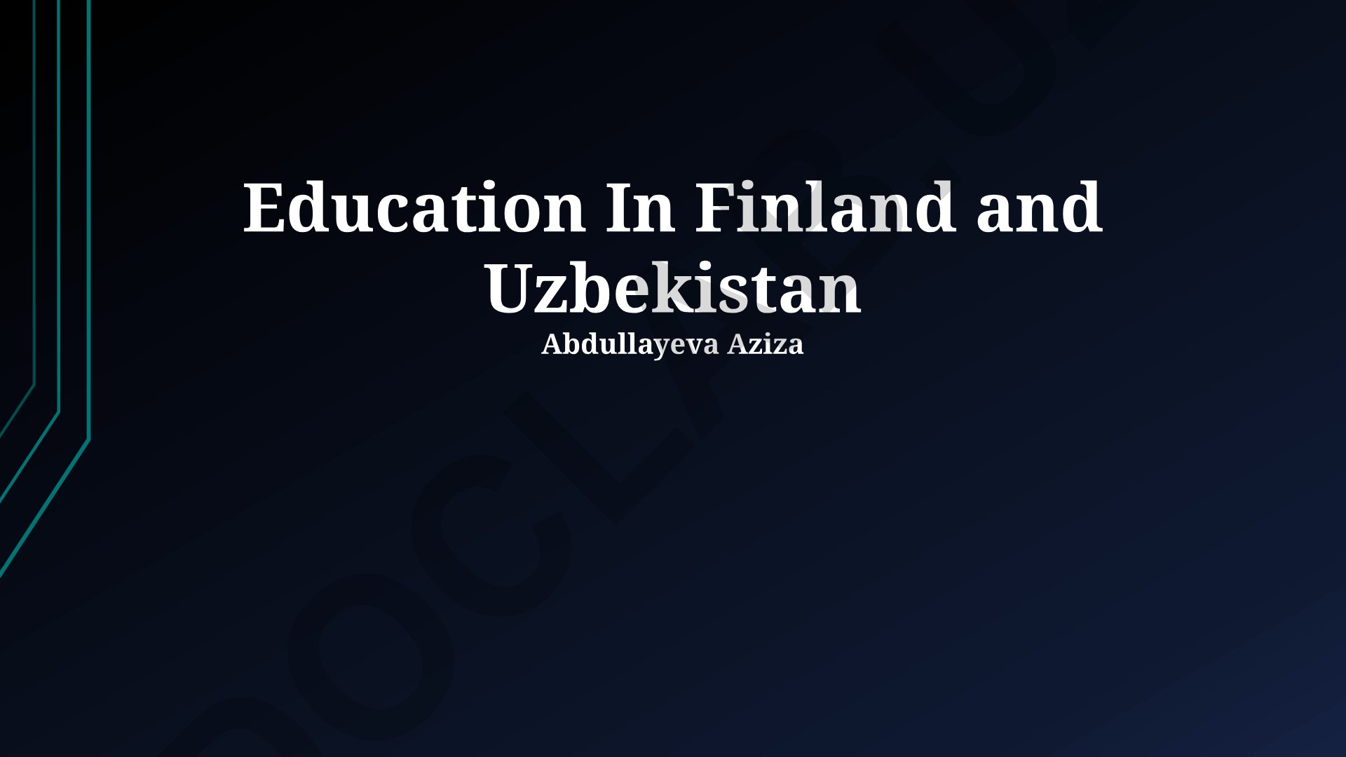 Finlandiya va O'zbekistonda ta'lim tizimlari
