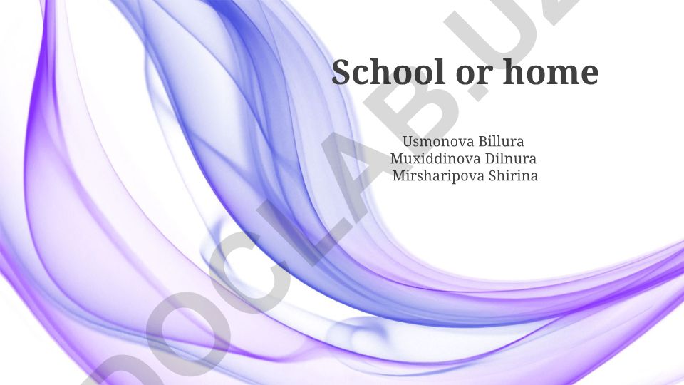 Learning Landscapes: Comparing School and Home Environments