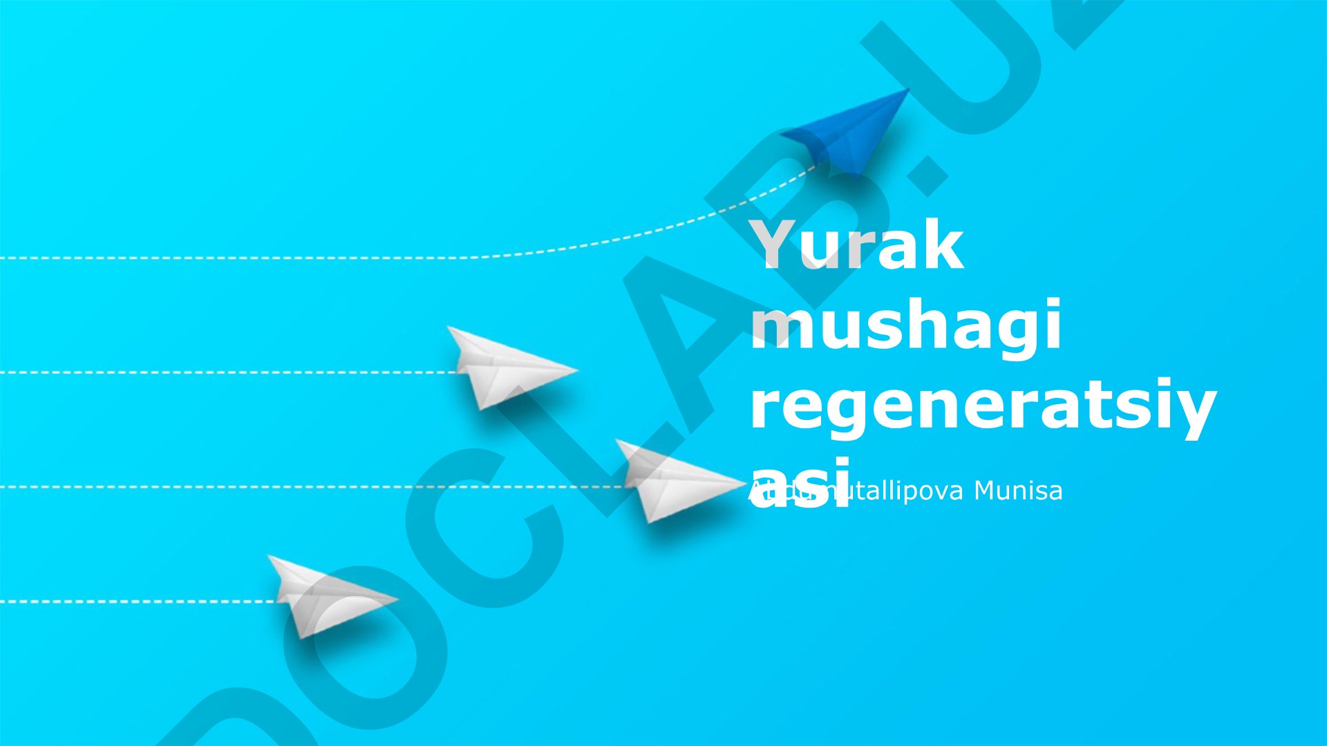 Yurak mushagi regeneratsiyasi: klinik tadqiqotlar va kelajak istiqbollari