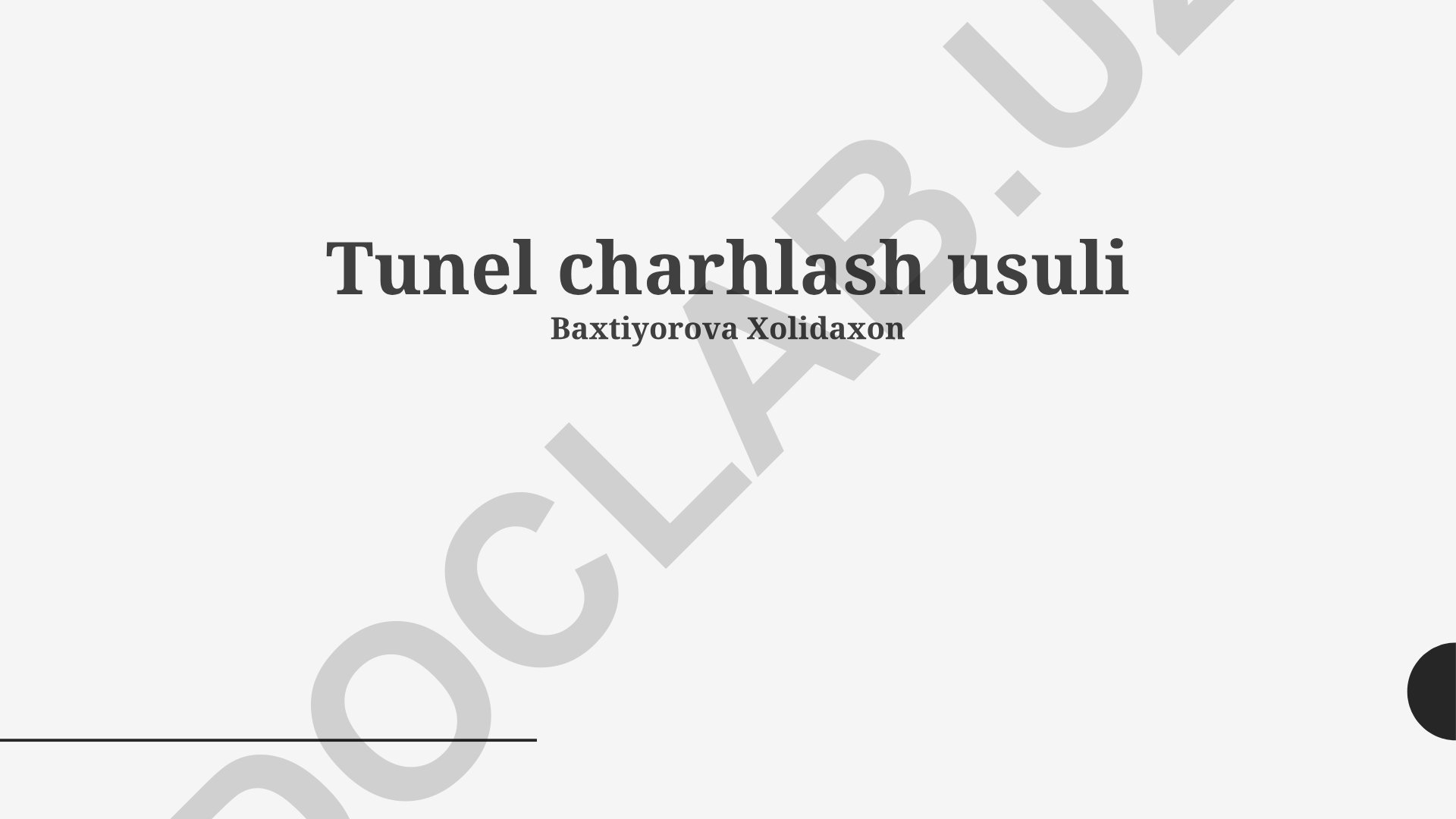 Tunel qazish usullari va texnologiyalari