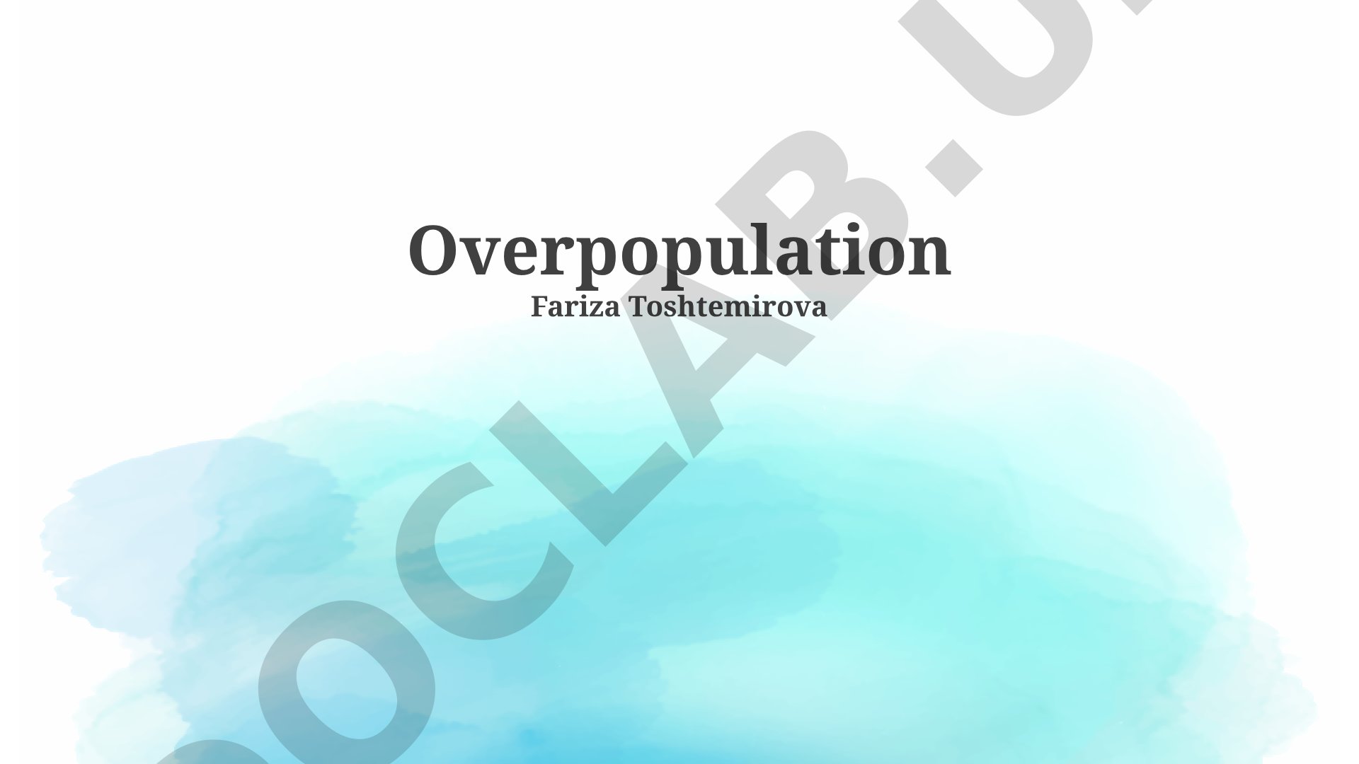 Overpopulation: Understanding, Consequences, and Solutions