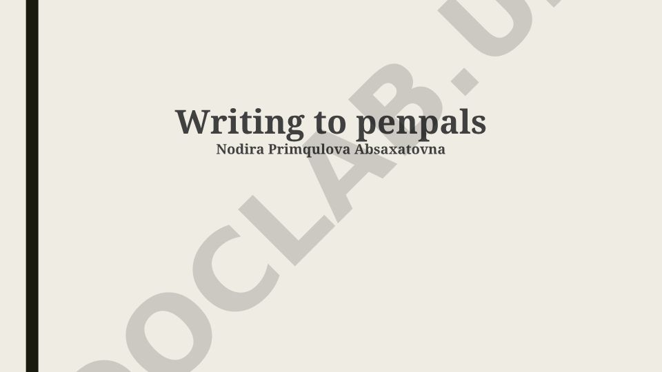 Getting Started with Penpals: A Timeless Connection