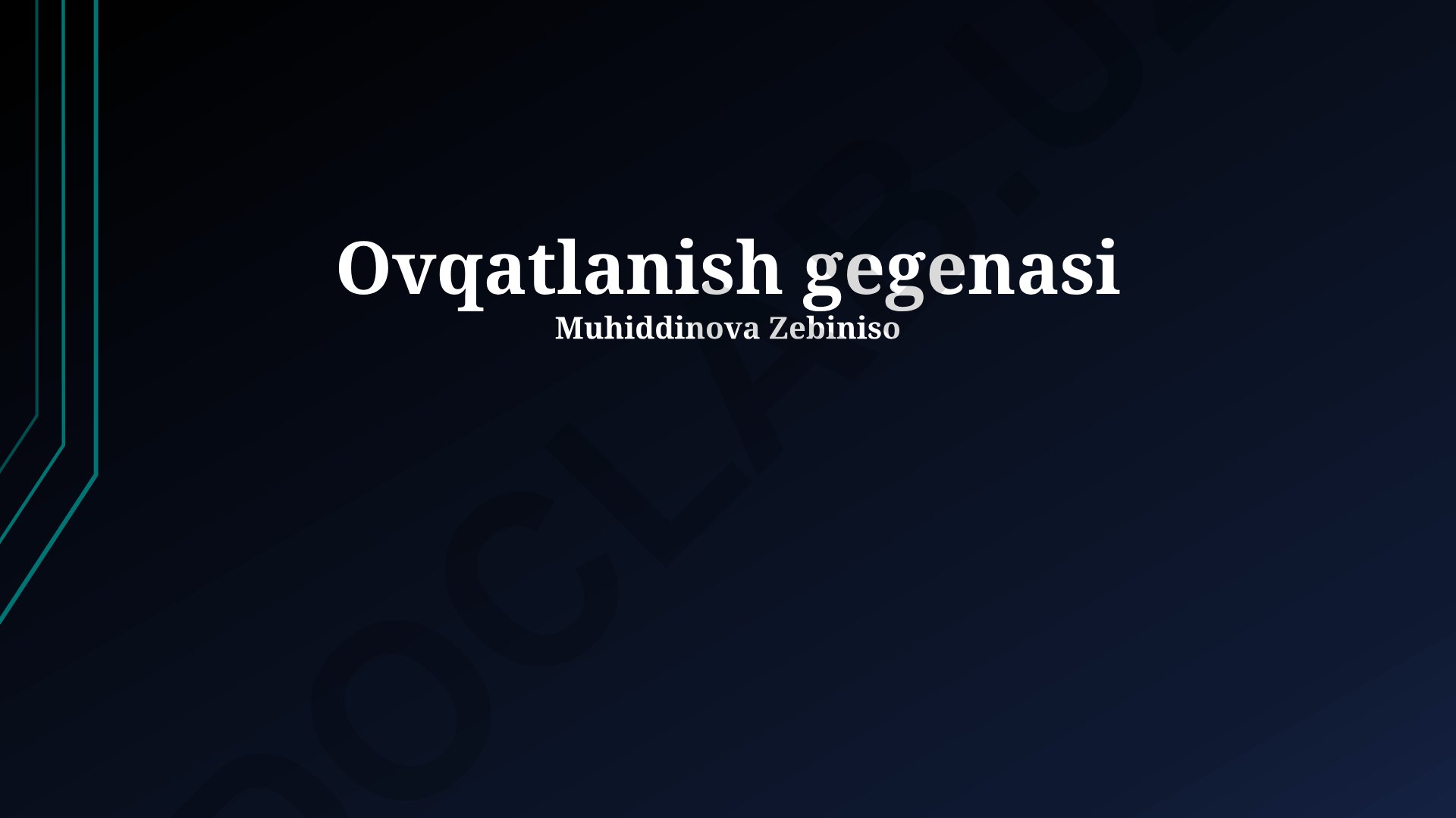 Mikro va makrogizalar, oziqlanish tamoyillari va sog'liq